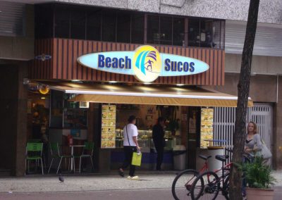 Letreiros Backlight com iluminação