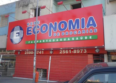 Fabricação de letreiros Front light