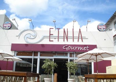 Fabricação de letreiros Front light