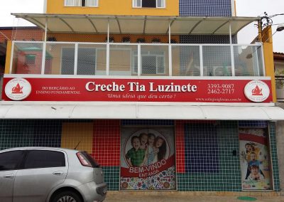 Letreiros Backlight com iluminação