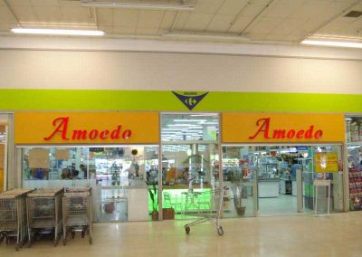 Letreiros Backlight com letras caixa