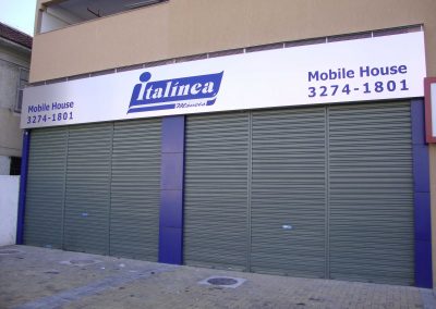 Fabricação de letreiros Front light